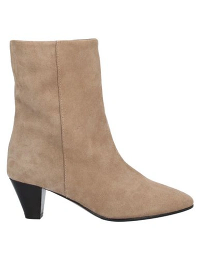 Marc Ellis Ankle Boots In Sand