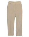 BURBERRY BURBERRY WOMAN PANTS SAND SIZE 6 MOHAIR WOOL, WOOL, COTTON,13458275MR 2