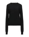 Rick Owens Sweaters In Black