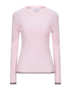 Thom Browne Pointelle-knit Cashmere Sweater In Pastel Pink