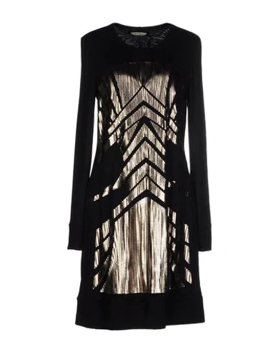 Angelo Marani Short Dresses In Black