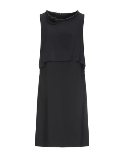 Clips Knee-length Dress In Black