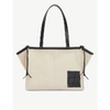 LOEWE CUSHION CANVAS AND LEATHER TOTE BAG,R03646096