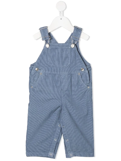 Bonpoint Babies' Corduroy Classic Dungarees In Blue