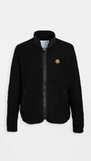 KENZO LIGHTWEIGHT FLEECE ZIP UP JACKET