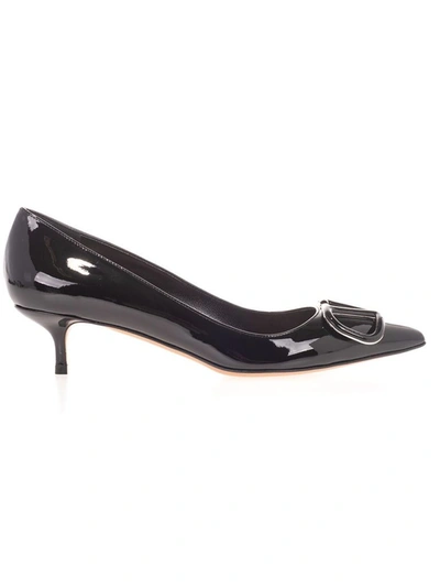 Valentino Garavani Women's Black Patent Leather Pumps