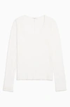 RAG & BONE GAIA ORGANIC PIMA COTTON LONG SLEEVE T-SHIRT,WCC20PT076JB76