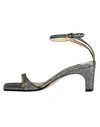 SERGIO ROSSI SR1 CRYSTAL STRAP SANDAL