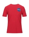 Alpha Industries T-shirts In Red