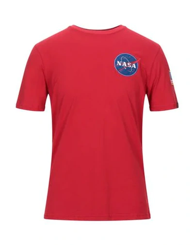 Alpha Industries T-shirts In Red