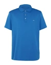 Michael Kors Mens Polo Shirts In Azure