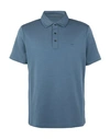 Michael Kors Mens Polo Shirts In Slate Blue