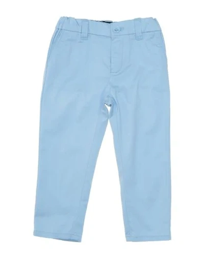 Armani Junior Babies' Pants In Sky Blue