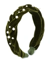 ABEL & LULA PEARL VELVET HAIRBAND