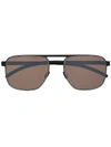 Mykita Eli Square-frame Sunglasses In Black