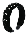 ABEL & LULA PEARL VELVET HAIRBAND