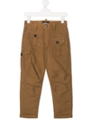 DSQUARED2 MULTI-POCKET TAPERED TROUSERS