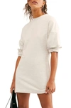 Free People Magnolia Mini Sweatshirt Dress In Misty Heather ModeSens