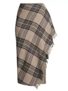 WEEKEND MAX MARA Pigna Virgin Wool Blanket Skirt