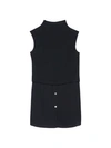 Theory Rib-knit Wool-blend Sleeveless Sweater Tank In Black