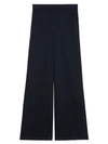 Theory Talbert Fairfield Pinstripe Wide-leg Pants In Navy Multi