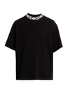 Acne Studios Eternal Logo-trimmed T-shirt In Black