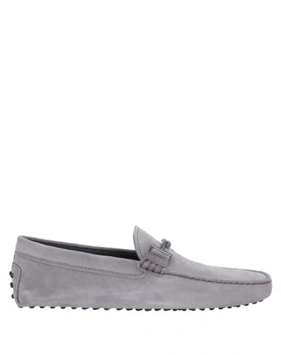 Tod's Loafers In Grey