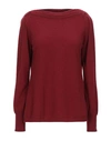 Ballantyne Cashmere Blend In Garnet