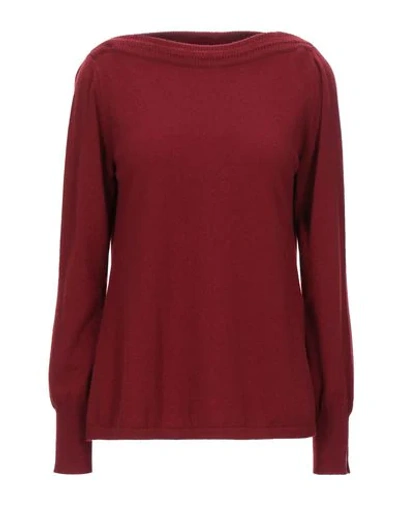 Ballantyne Cashmere Blend In Garnet