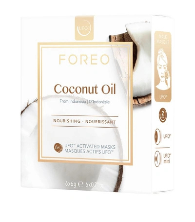 Foreo Ufo Mask Coconut Oil (pack Of 6) In White