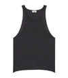 SAINT LAURENT CASHMERE RACERBACK TANK TOP,15804937