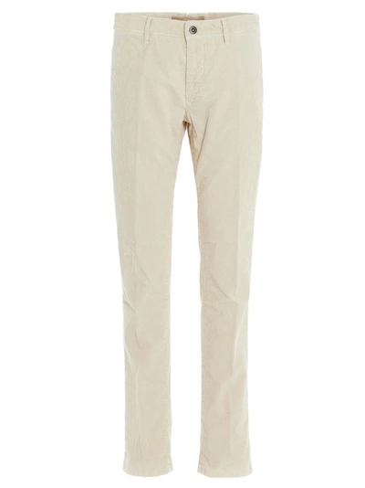 Incotex Venezia 1951 Summer Popeline Slim Fit Pants In Beige