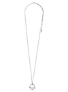 ANN DEMEULEMEESTER ANN DEMEULEMEESTER WOMEN'S SILVER SILVER NECKLACE,20020518001005 UNI