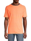 SCOTCH & SODA FLOU-STRIPED COTTON TEE,0400012794996