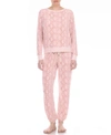 Honeydew Star Seeker Printed Pajama Set In Alabaster Python