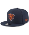 New Era Chicago Bears Custom On-field Basic 59fifty Cap In Navy