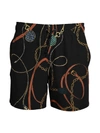 AMIRI Tassel Print Swim Trunks,W0M16554PS