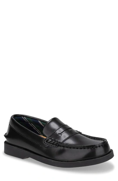 Sperry Kids' Colton Penny Loafer In Black
