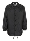 ACNE STUDIOS BLACK JACKET WITH FACE PRINT