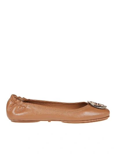 Tory Burch Womens Brown Leather Flats