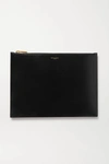 SAINT LAURENT LARGE LEATHER POUCH