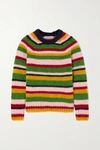 ALEXA CHUNG STRIPED KNITTED SWEATER