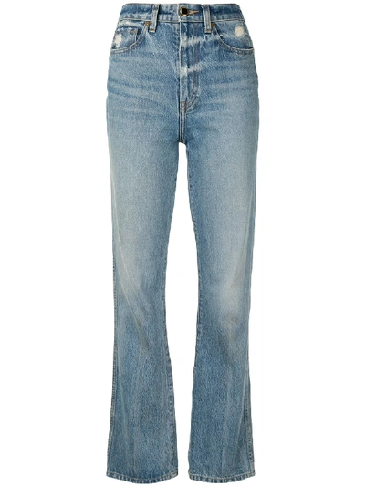 Khaite Danielle High Rise Jeans In Boise