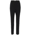 GIVENCHY HIGH-RISE SLIM WOOL PANTS,P00496066