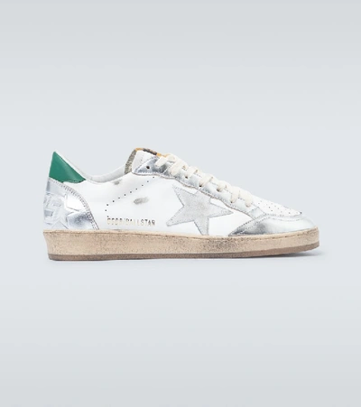 Golden Goose Ball Star Low-top Sneakers In White