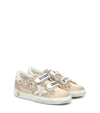 GOLDEN GOOSE OLD SCHOOL GLITTER SNEAKERS,P00503814