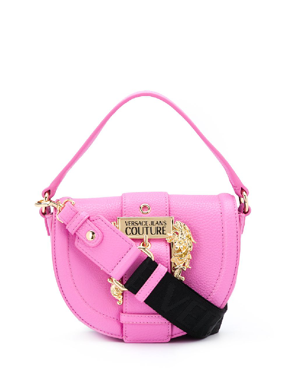 Versace Jeans Couture Baroque-style Buckle Tote In Pink | ModeSens