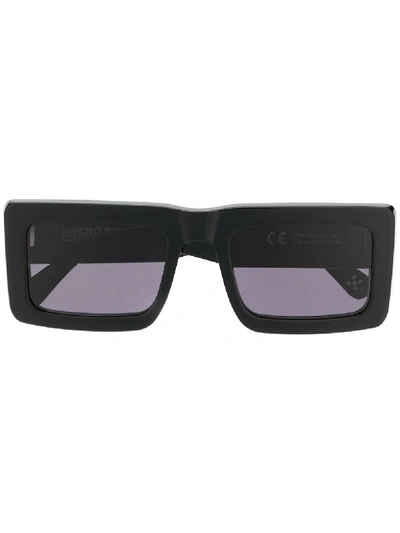 Retrosuperfuture X Marcelo Burlon Wings Sunglasses In Black