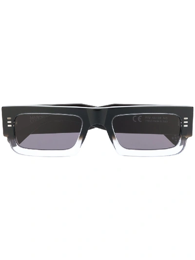 Retrosuperfuture X Marcelo Burlon Transparent Sunglasses In Black