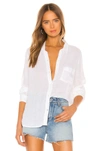 Rails Charli Embroidered Shirt In Metallic Stars White